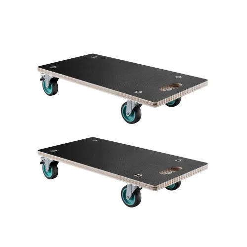 VEVOR Rollbrett, 250 kg Tragkraft, Möbeltransportwagen mit 4 geräuscharmen TPR-Rädern, rechteckiger Transportroller für Klavier, Möbel, Couch, Waschmaschine, Kühlschrank, 2er-Set, schwarz VEVOR Rollbrett, 250 kg Tragkraft, Möbeltransportwagen mit 4 geräuscharmen TPR-Rädern, rechteckiger Transportroller für Klavier, Möbel, Couch, Waschmaschine, Kühlschrank, 2er-Set, schwarz