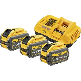 XR FLEXVOLT Akku Starterkit DCB118X3, inkl. 3x Akku 54Volt 3Ah, Set XR FLEXVOLT Akku Starterkit DCB118X3, inkl. 3x Akku 54Volt 3Ah, Set