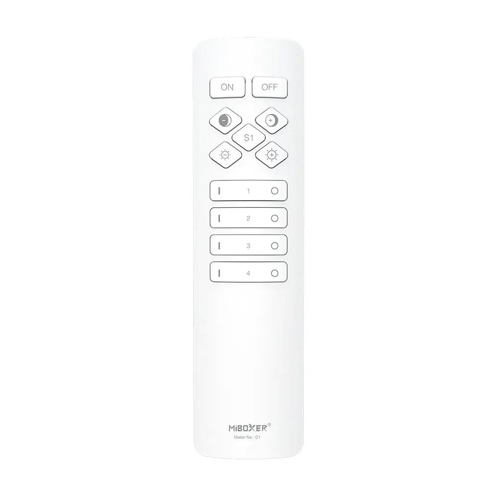 Synergy 21 LED Fernbedienung 2,4GHz 4 Zonen dual white (CCT) *Milight/Miboxer* (w) Synergy 21 LED Fernbedienung 2,4GHz 4 Zonen dual white (CCT) *Milight/Miboxer* (w)