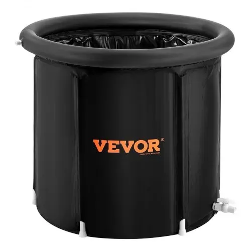 VEVOR Eisbadewanne, 90 cm langes Tauchbecken für Kaltwassertherapie für Sportler, tragbares Outdoor-Eisfass-Tauchbecken zur Erholung, 370 l aufblasbare Faltbadewanne mit Abdeckung, Heim-Eiskapsel für Erwachsene – Bild 8