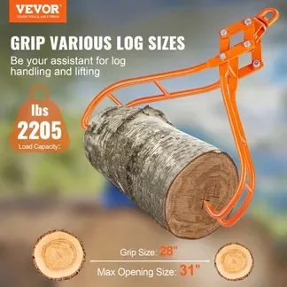 VEVOR Holzkrallenhaken 71,12 cm 4-Klauen-Holzgreifer für Holzfällerzangen 1000,17 kg VEVOR Holzkrallenhaken 71,12 cm 4-Klauen-Holzgreifer für Holzfällerzangen 1000,17 kg