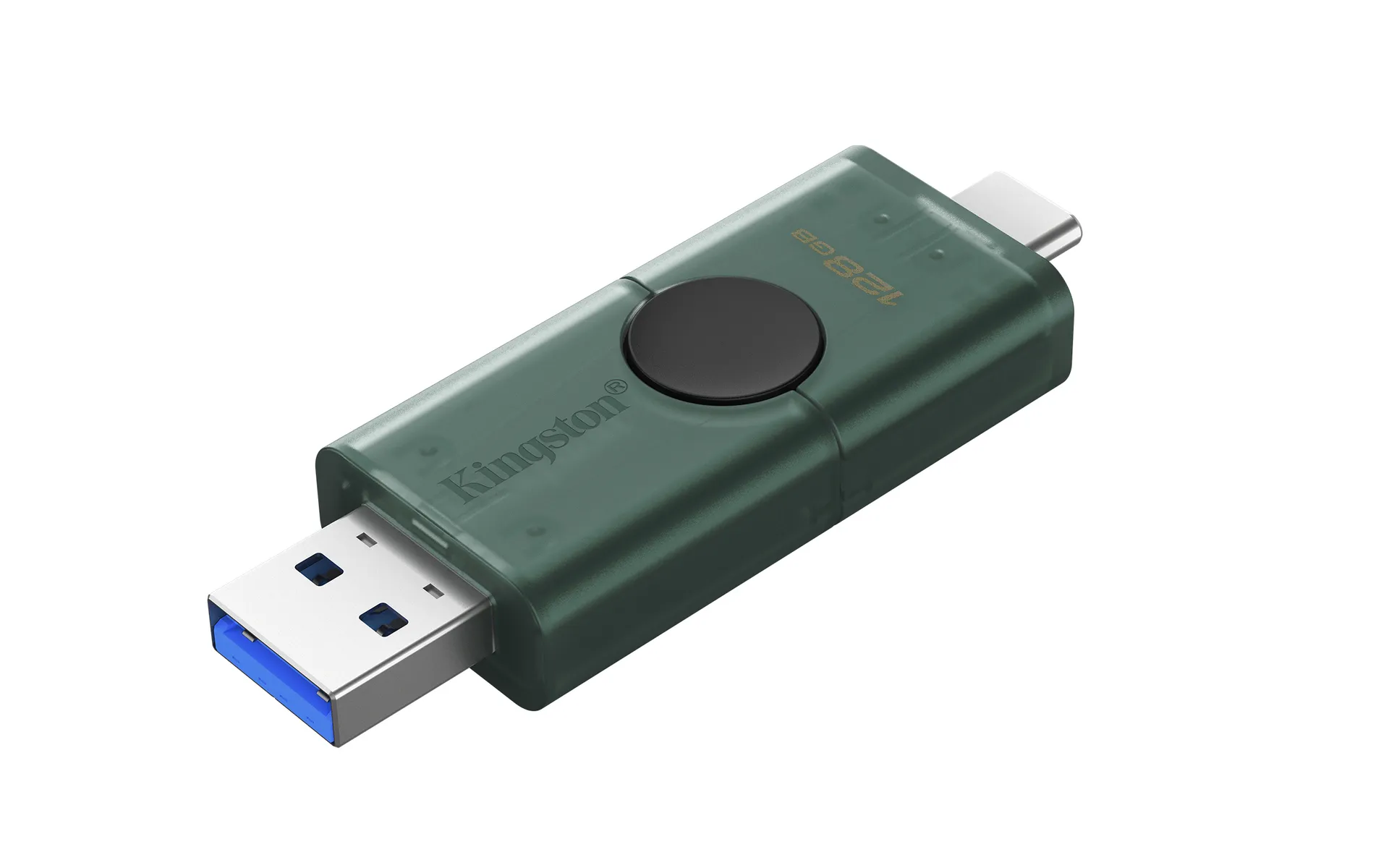 Kingston Technology DataTraveler DuoG2 USB-Stick 128 GB USB Type-A / USB Type-C 3.2 Gen 1 (3.1 Gen 1) Schwarz, Grün – Bild 4