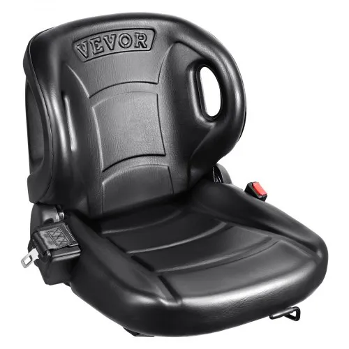 VEVOR Universal-Gabelstaplersitz, Traktorsitz mit verstellbarer Rückenlehne, Mikroschalter und Sicherheitsgurt, umlaufender Gabelstaplersitz für Traktor-Lader-Bagger VEVOR Universal-Gabelstaplersitz, Traktorsitz mit verstellbarer Rückenlehne, Mikroschalter und Sicherheitsgurt, umlaufender Gabelstaplersitz für Traktor-Lader-Bagger