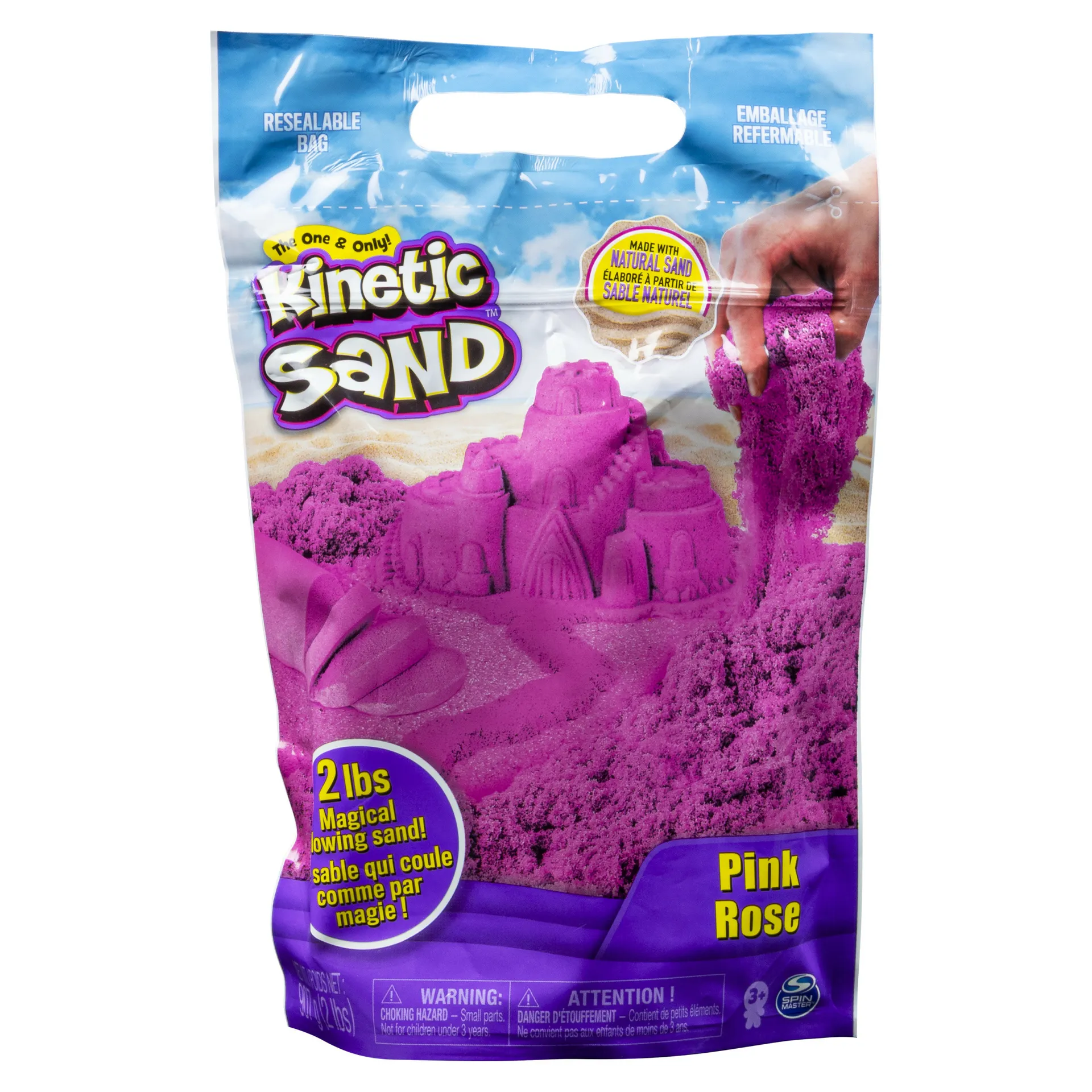 Kinetic Sand – Pinker Sand im Beutel, 907 g, original magischer Sand aus Schweden für Indoor-Sandspiel, wiederverschließbar, für Kinder ab 3 Jahren, fördert Feinmotorik, wiederverschließbar Kinetic Sand – Pinker Sand im Beutel, 907 g, original magischer Sand aus Schweden für Indoor-Sandspiel, wiederverschließbar, für Kinder ab 3 Jahren, fördert Feinmotorik, wiederverschließbar