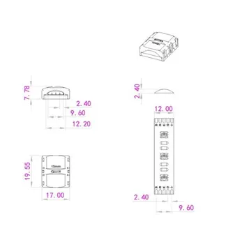 Synergy 21 LED FLEX Strip zub. Easy Connect Strip to strip Joint 12mm RGB-W IP65/54 Synergy 21 LED FLEX Strip zub. Easy Connect Strip to strip Joint 12mm RGB-W IP65/54
