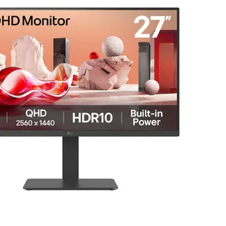LG 27BA45QB-B Computerbildschirm 68,6 cm (27″) 2560 x 1440 Pixel Quad HD LCD Schwarz LG 27BA45QB-B Computerbildschirm 68,6 cm (27″) 2560 x 1440 Pixel Quad HD LCD Schwarz