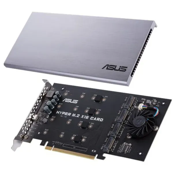 ASUS HYPER M.2 X16 CARD V2 Schnittstellenkarte/Adapter Eingebaut – Bild 3