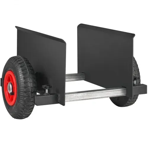 VEVOR Plattenwagen, Plattenwagen mit einer Kapazität von 272,16kg, Hochleistungs-Trockenbauwagen mit 20,32 cm Lufträdern, Plattenwagen mit verstellbarer Klemme für Trockenbauplatten, Materialtransport, – Bild 8