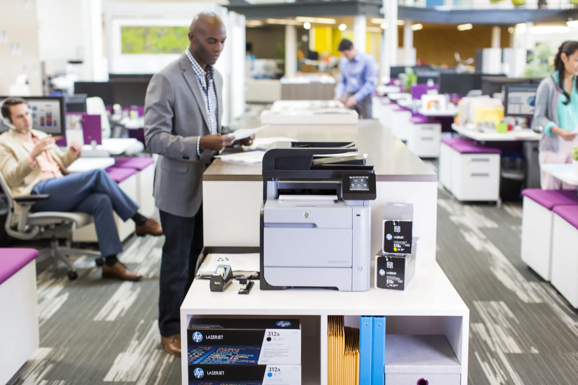 HP 312A Cyan LaserJet Tonerkartusche – Bild 3