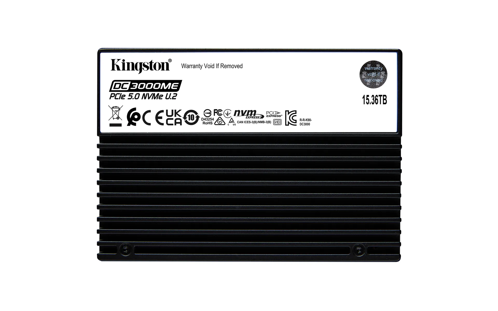 Kingston Technology 15,36TB DC3000ME U.2 PCIe 5.0 NVMe TCG Opal Enterprise SSD Kingston Technology 15,36TB DC3000ME U.2 PCIe 5.0 NVMe TCG Opal Enterprise SSD