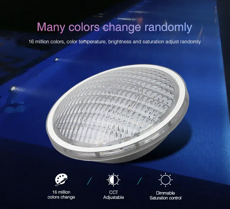 MiBoxer PW01 LED LoRa (433MHZ) PAR56 Poolleuchte 27W RGB-WW (RGB-CCT) – Bild 5