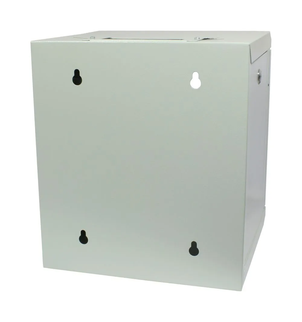 ALLNET 10"Wandgehäuse, 9HE, Lichtgrau, SMM-Serie, – Bild 5