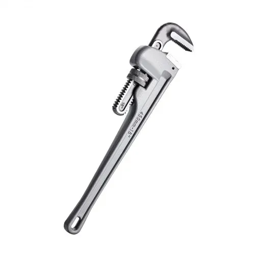 VEVOR 3-teiliges Rohrzangen-Set, 10" 14" 18" gerade Aluminium-Rohrzange, verstellbarer Sanitärschlüssel, mit hochfester Backe und ergonomischem Griff, aufhängbares Design, für Wasserleitungen – Bild 8
