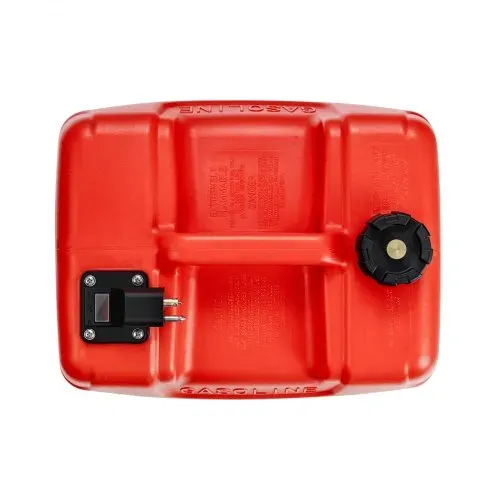 VEVOR Marine-Kraftstofftank, 12 L, tragbarer Bootstank mit Außenbordmotor, Kunststoff-Außenbord-Kraftstofftank für Marineboote mit Schlauch, leicht zu tragen für Yacht, Fischerboot, Deckboot, rot – Bild 10