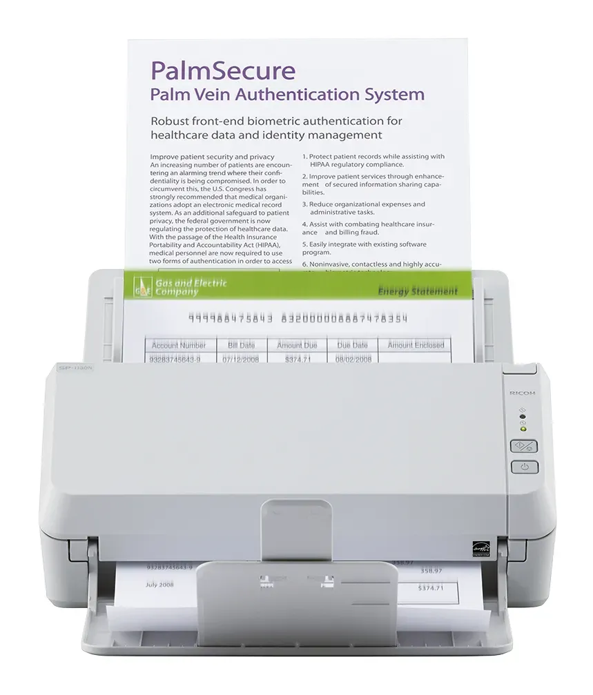 Ricoh SP-1130N ADF-Scanner 600 x 600 DPI A4 Grau – Bild 3