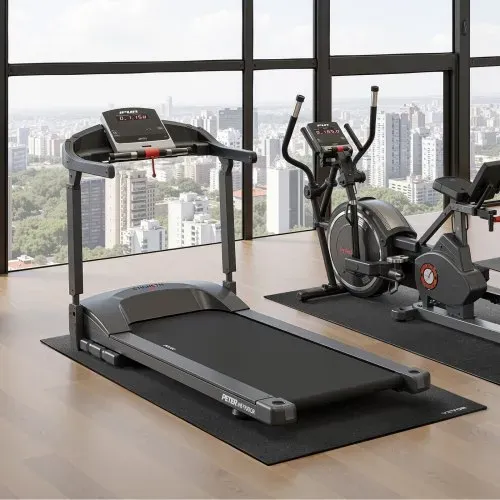 VEVOR Laufbandmatte für Teppichboden Bodenschutzmatte (915 x 1980 mm) für Sportgeräte 6 mm dick, Trainingsgerätematte für Laufbänder Ellipsentrainer Rudergerät, hochdichter PVC-Bodenschutz – Bild 7
