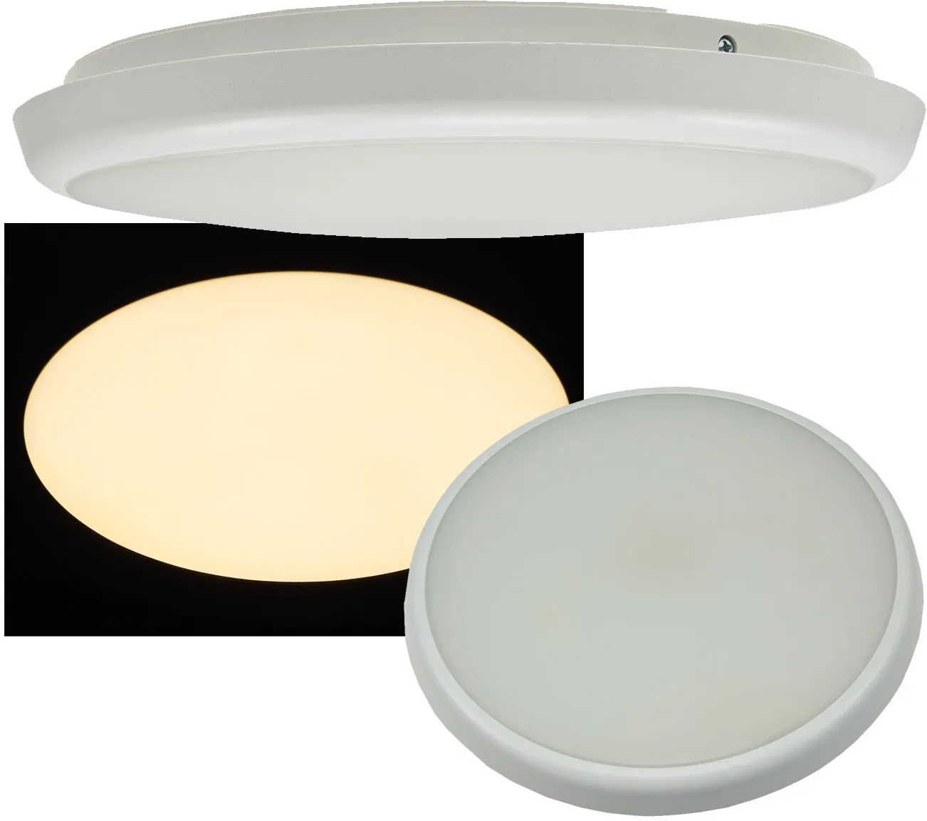 LED Deckenleuchte „SALAO 22 WW“ IP54 22W, 2200lm, 3000K, HF Bewegungsmelder LED Deckenleuchte „SALAO 22 WW“ IP54 22W, 2200lm, 3000K, HF Bewegungsmelder