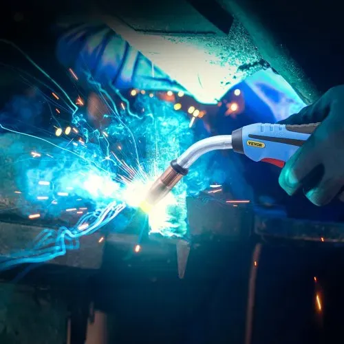 VEVOR Schweißpistole Mig 4,6 m Fackel Ersatz Flexibles Kabel 250 A Arbeitszyklus 60% für Elektroschweißer intensive Nutzung Schweißen Industrieumgebungen harte Konstruktion – Bild 7