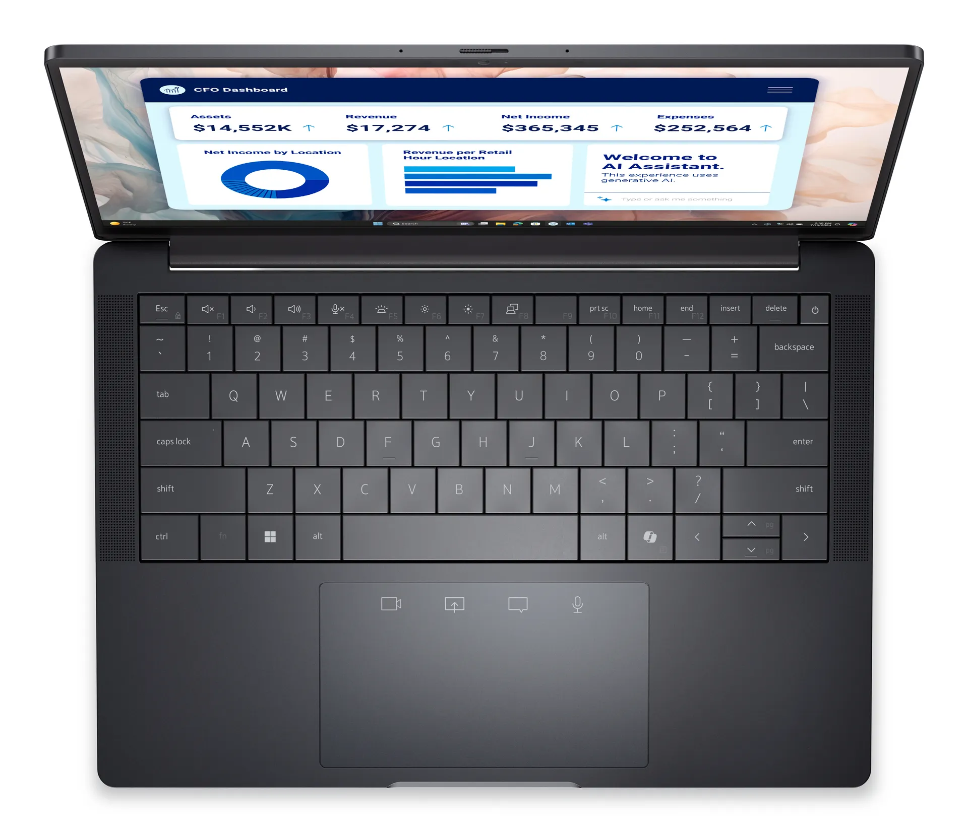 DELL Pro 13 Premium PA13250 Copilot+ PC Intel Core Ultra 7 266V Laptop 33,8 cm (13.3") Full HD+ 16 GB LPDDR5x-SDRAM 512 GB SSD Wi-Fi 7 (802.11be) Windows 11 Pro Deutsch Schwarz – Bild 4