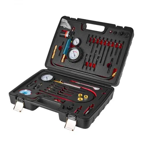 VEVOR Druckverlustprüfer für Motorenzylinder Manometer (0-700 psi) Leckagemessgerät (0-100 psi), Zylinderdrucktester mit 4 Adaptern, Kraftfahrzeug Kompressionsprüfset Druckprüfung und Leckratenmessung – Bild 10