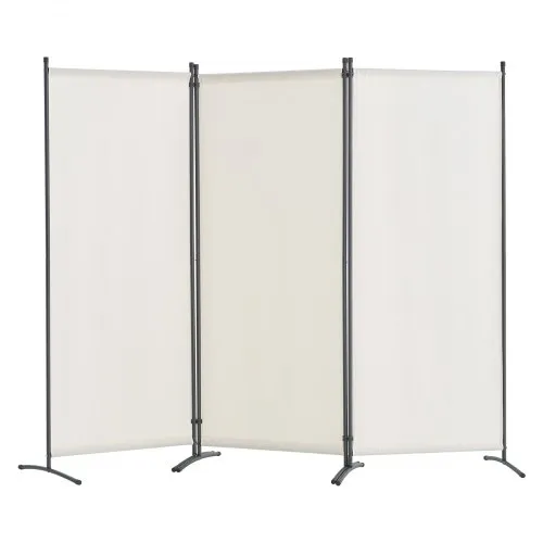 VEVOR Raumteiler Trennwand 3-teiliger Paravent Stellwand, faltbarer Sichtschutz für Büro Schlafzimmer Esszimmer Arbeitszimmer Balkon, Raumtrenner freistehend (228 x 52 x 184 cm), Weiß VEVOR Raumteiler Trennwand 3-teiliger Paravent Stellwand, faltbarer Sichtschutz für Büro Schlafzimmer Esszimmer Arbeitszimmer Balkon, Raumtrenner freistehend (228 x 52 x 184 cm), Weiß