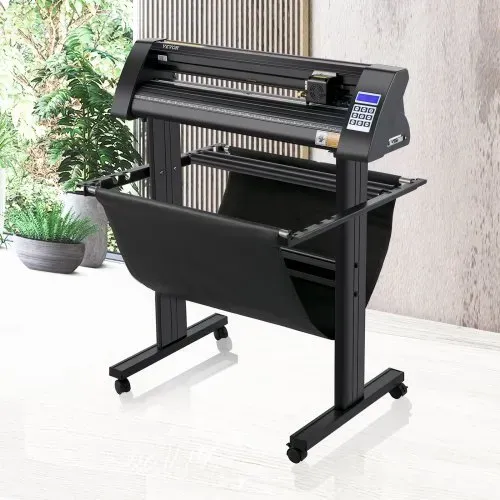 VEVOR Vinyl Schneideplotter Max. Papiereinzug 720 mm, Folienplotter Schneidkraft 500 g, Plotterschneider mit optisches Auge, Signmaster-Software, Schrittmotor, Plotter Halbautomatisch mit Ständer – Bild 7