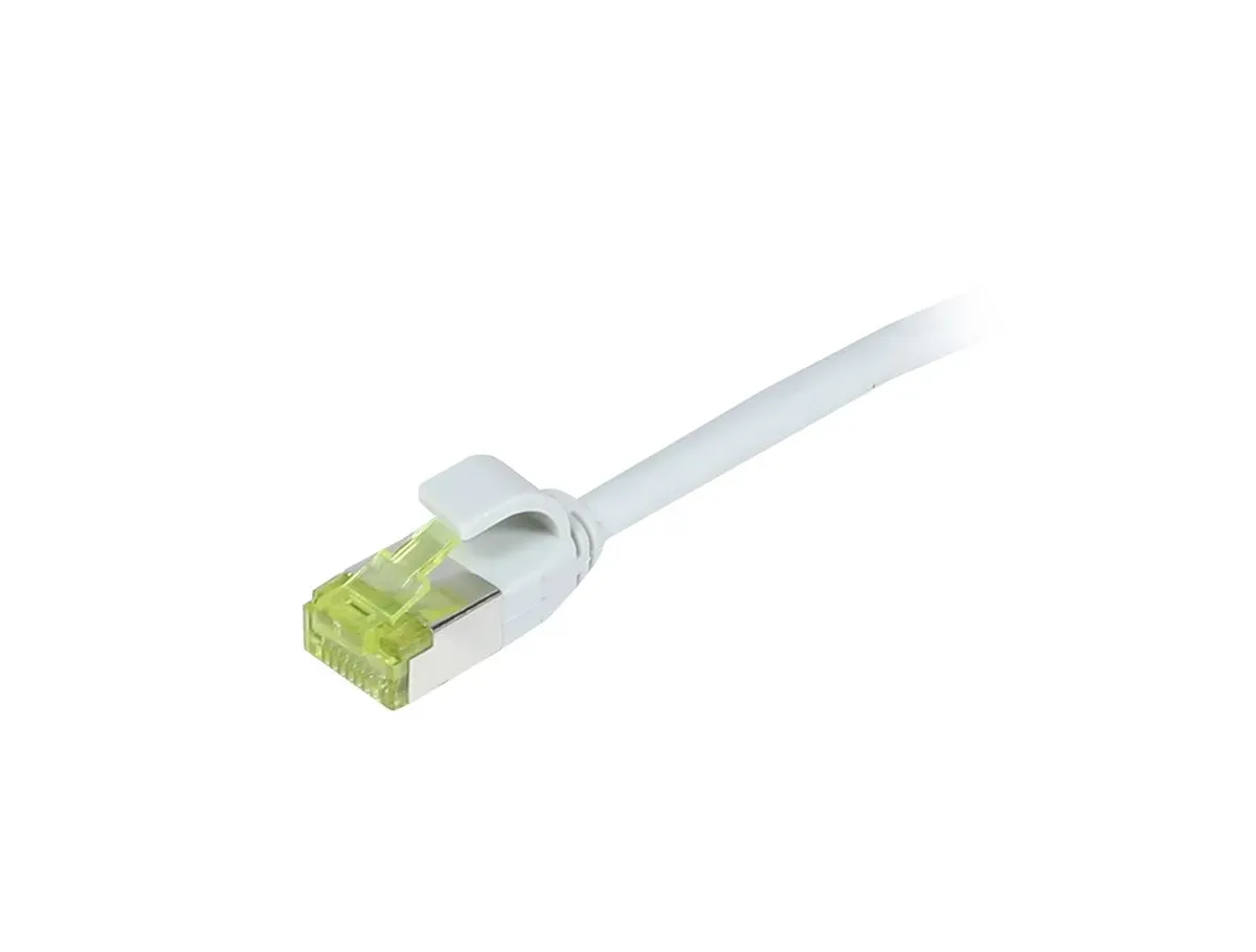 Patchkabel RJ45, CAT6A 500Mhz, 0.25m, grau, S-STP(S/FTP), slimline rund d=4,5mm, TPE/LSZH(Superflex), AWG28, mit CAT7 Rohkabel, Synergy 21 Patchkabel RJ45, CAT6A 500Mhz, 0.25m, grau, S-STP(S/FTP), slimline rund d=4,5mm, TPE/LSZH(Superflex), AWG28, mit CAT7 Rohkabel, Synergy 21