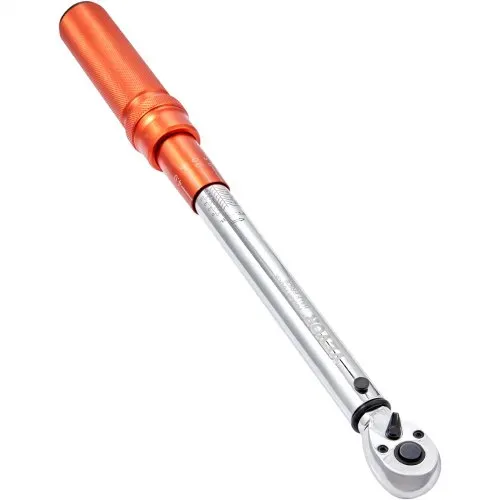 VEVOR Drehmomentschlüssel 3/8", 14–110Nm Drehmomentschlüssel Fahrrad & Motorrad Set, ± 3% Fehlergenauigkeit mit 2 Verlängerungsstangen 152,4mm, 3/8-1/2" & 3/8- 1/4" Adapter, 72 Zähne Einstellbar – Bild 8