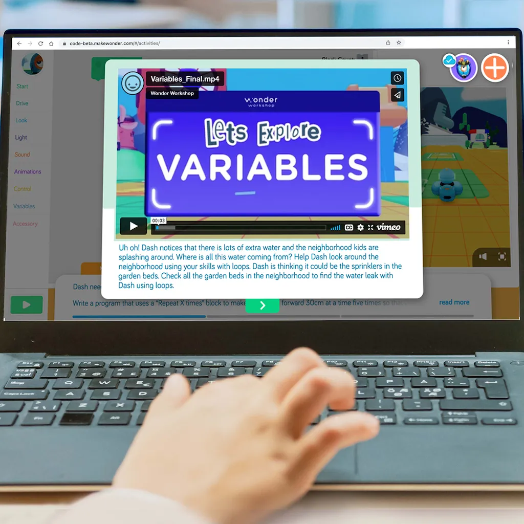 WONDER WORKSHOP MINT "Wonder Pack" des Dash - Roboter Dash mit Zubehör – Bild 5