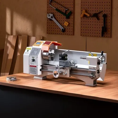 VEVOR Metalldrehmaschine 220x450 mm Tischdrehmaschine Automatischer Vorschub 2500 U/min Drehzahl 1250 W Bürstenloser Motor, mit Zubehör, Drehmaschine für die Bearbeitung von Präzisionsteilen – Bild 7