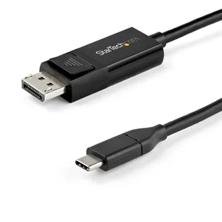 StarTech.com 2m USB-C auf DisplayPort 1.4-Kabel 8K 60Hz / 4K – Bidirektionales DP zu USB- oder USB-C zu DP-reversibles Videoadapterkabel – HBR3/HDR/DSC – USB-Typ C/TB3-Monitorkabel StarTech.com 2m USB-C auf DisplayPort 1.4-Kabel 8K 60Hz / 4K – Bidirektionales DP zu USB- oder USB-C zu DP-reversibles Videoadapterkabel – HBR3/HDR/DSC – USB-Typ C/TB3-Monitorkabel