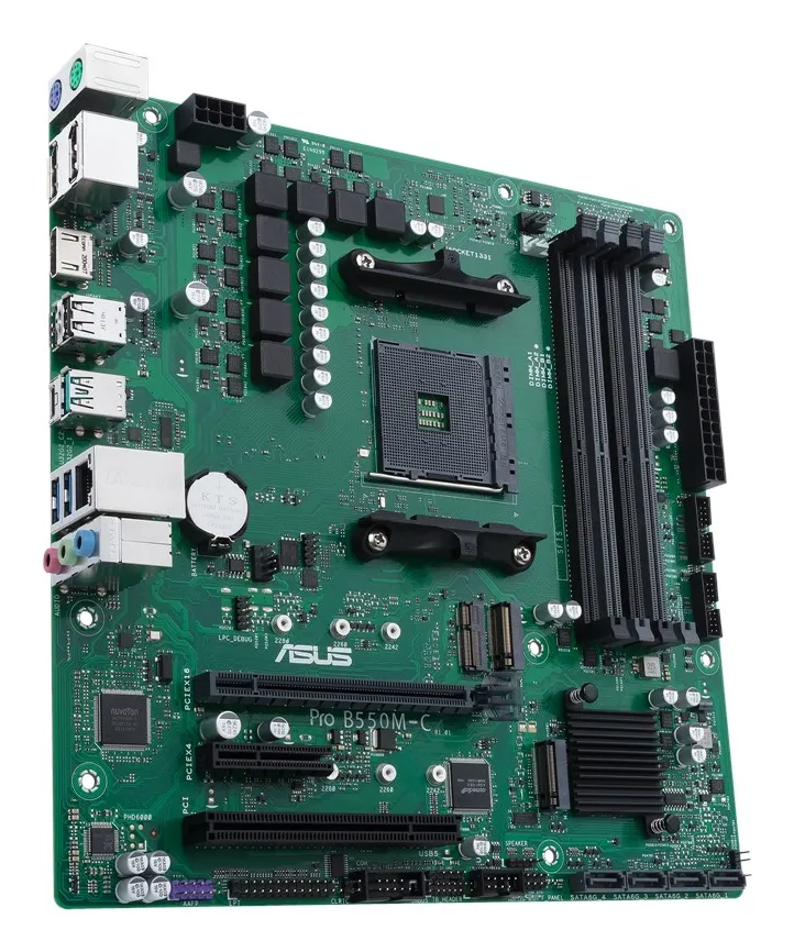 ASUS PRO B550M-C/CSM AMD B550 Sockel AM4 micro ATX – Bild 3