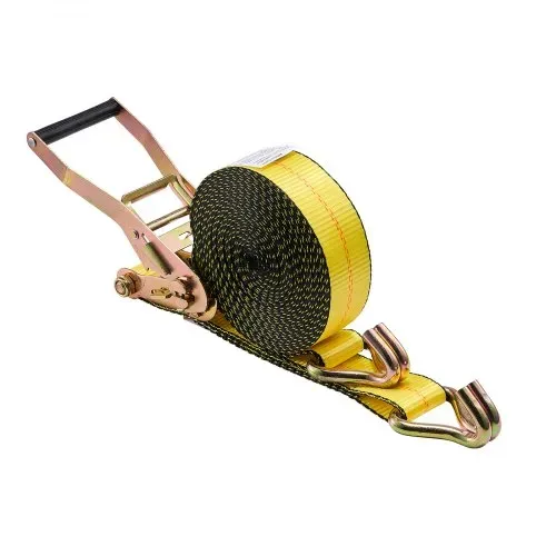 VEVOR Spanngurte, 50,8x9144 mm, Hochleistungs-Zurrgurte mit Doppel-J-Haken, Bruchlast 4536 kg, Ratschenmechanismus für Umzüge, Anhänger, Motorräder, Kajaks, Autodächer, 10er-Pack – Bild 9