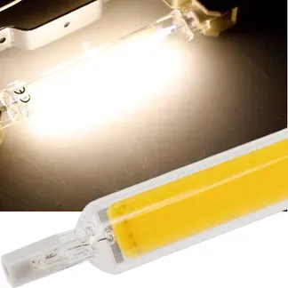 LED Strahler 8W R7s “RS118 COB8” 360°, 4200k, 950lm, 118mm, neutralweiß LED Strahler 8W R7s “RS118 COB8” 360°, 4200k, 950lm, 118mm, neutralweiß