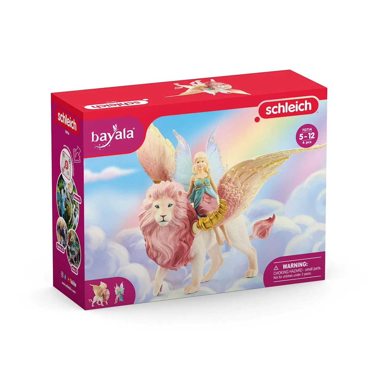 schleich BAYALA Elfe auf geflügeltem Löwe – Bild 6