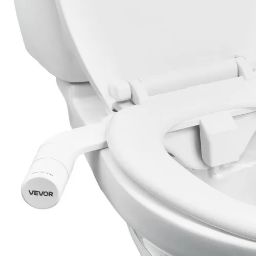 VEVOR Bidetaufsatz für Toilette, nicht elektrischer Bidet-WC-Aufsatz mit ausziehbarer Doppeldüse & einstellbarem Kaltwasserdruck Einlass aus Edelstal ideal für die Gesäß- und Intimwäsche, weiß VEVOR Bidetaufsatz für Toilette, nicht elektrischer Bidet-WC-Aufsatz mit ausziehbarer Doppeldüse & einstellbarem Kaltwasserdruck Einlass aus Edelstal ideal für die Gesäß- und Intimwäsche, weiß