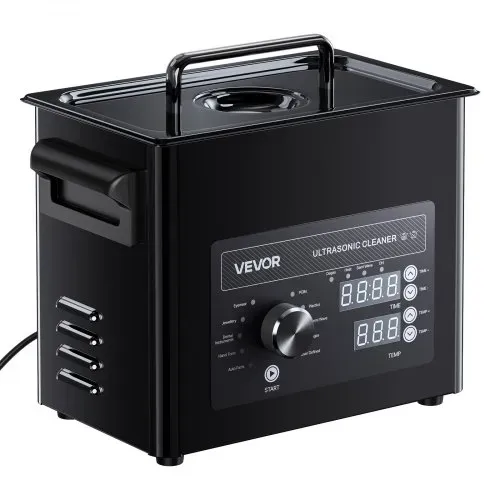 VEVOR Ultraschallreiniger professionelles Ultraschallreinigungsgerät mit Drehknopfsteuerung 3 L, Reinigungsgerät mit Korb & Reinigungskugel, Ultraschallgerät für Uhren Rasierer Schmuck Münzen – Bild 10