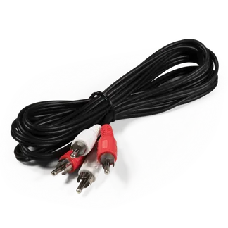 Cinch-Verbindung 2,5 Meter stereo, Stecker-Stecker Cinch-Verbindung 2,5 Meter stereo, Stecker-Stecker