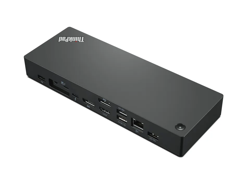 Lenovo 40B00300EU laptop-dockingstation & portreplikator Kabelgebunden Thunderbolt 4 Schwarz, Rot – Bild 2