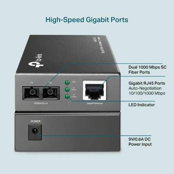 TP-Link Gigabit-Ethernet-Medienkonverter – Bild 7