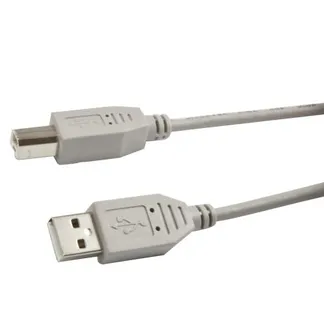 Kabel USB, A(St) => B(St), 5,0m, USB2.0, grau, Synergy 21, Kabel USB, A(St) => B(St), 5,0m, USB2.0, grau, Synergy 21,