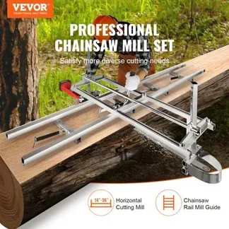 VEVOR Tragbares Sägewerk 355-914mm Kettensägenmühle Max. Schnittdicke 5,08-300 mm Kettensägewerk mit 2745x241x108,4mm Führungsschiene Geeignet für eine Vielzahl von Holzschneideanforderungen VEVOR Tragbares Sägewerk 355-914mm Kettensägenmühle Max. Schnittdicke 5,08-300 mm Kettensägewerk mit 2745x241x108,4mm Führungsschiene Geeignet für eine Vielzahl von Holzschneideanforderungen