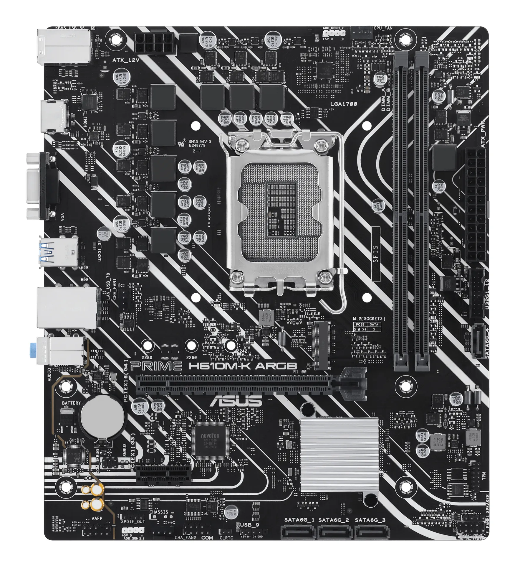 ASUS PRIME H610M-K ARGB Intel H610 LGA 1700 micro ATX – Bild 2