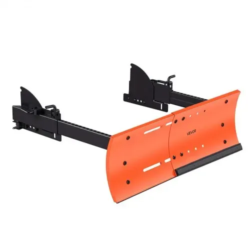 VEVOR Schneeschild 559-813mm Breitenverstellbarer Schneepflugaufsatz Orange, für Meisten Schneefräsen Geeignet, Zweibetriebsmodus, Abnehmbares, Kohlenstoffstahl-Räumschild, Effiziente Schneeräumung – Bild 8