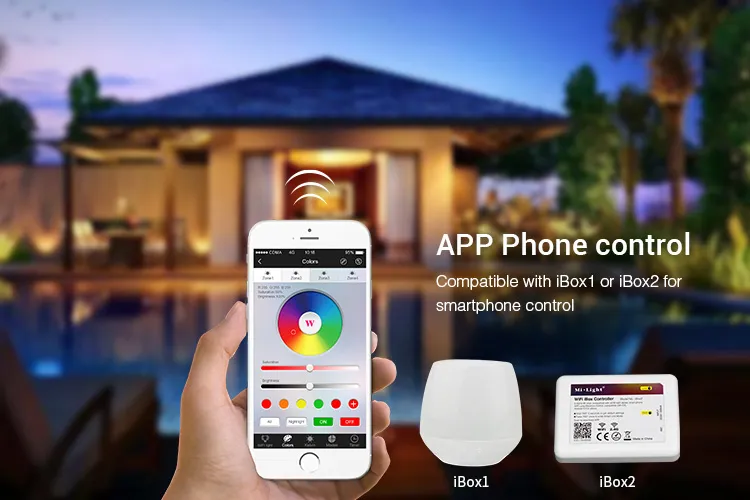 MiBoxer FUTT02 LED Flächenstrahler 50W RGB-WW (RGB-CCT) IP65 230V – Bild 5