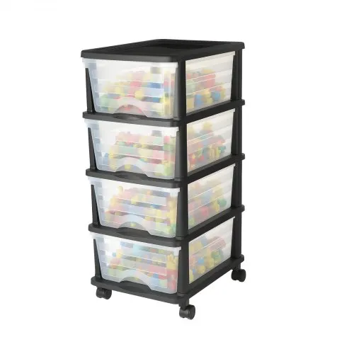 VEVOR Schubladenwagen Schubladenschrank mit 4 Schubladen (17 L / per), rollbarer Schubladen-Container Schubladenbox mit durchsichtigen Behältern für Bürobedarf Bastelräume Klassenzimmer VEVOR Schubladenwagen Schubladenschrank mit 4 Schubladen (17 L / per), rollbarer Schubladen-Container Schubladenbox mit durchsichtigen Behältern für Bürobedarf Bastelräume Klassenzimmer