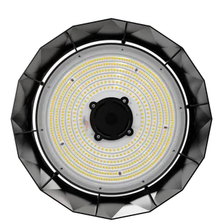 LED-Hallenstrahler EINLICHT “UFO-Diamond“ 150W, 19.500lm, 4000K, IP65, IK08, 90° LED-Hallenstrahler EINLICHT “UFO-Diamond“ 150W, 19.500lm, 4000K, IP65, IK08, 90°