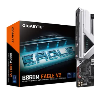 GIGABYTE B860M EAGLE V2 Mainboard – Intel Core Ultra Serie Prozessoren, 6+1+2 Phasen VRM, bis zu 9066 MHz DDR5, 1x PCIe 5.0 + 1x PCIe 4.0 M.2, 2.5 GbE LAN, USB 3.2 Gen 1 GIGABYTE B860M EAGLE V2 Mainboard – Intel Core Ultra Serie Prozessoren, 6+1+2 Phasen VRM, bis zu 9066 MHz DDR5, 1x PCIe 5.0 + 1x PCIe 4.0 M.2, 2.5 GbE LAN, USB 3.2 Gen 1