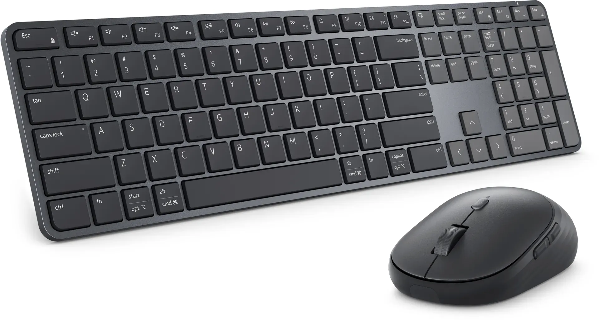 DELL Pro 7 Slim KM726 Tastatur Maus enthalten Heimbüro RF Wireless + Bluetooth QWERTZ Deutsch Schwarz DELL Pro 7 Slim KM726 Tastatur Maus enthalten Heimbüro RF Wireless + Bluetooth QWERTZ Deutsch Schwarz