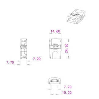 Synergy 21 LED FLEX Strip zub. Easy Connect Strip to Wire 10mm HD Synergy 21 LED FLEX Strip zub. Easy Connect Strip to Wire 10mm HD